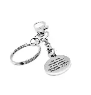 As Iron Sharpens Iron Keychain, Proverbs 27 17, Faith Gifts, Scripture Quote