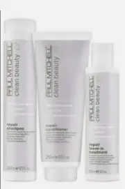 Paul Mitchell Clean Beauty Repair Shampoo, Conditioner, Leave-In TRIO SET. FAST