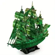 NNETM Glow-In-The-Dark 3D Jigsaw - Flying Dutchman Pirate Vessel
