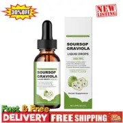 1800mg Soursop Graviola Leaf& Fruit Complex Liquid Drop Support Boost 2025