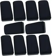 SEWACC 10PCS Small Chalkboard Erasers Ergonomic Design for Comfortable Grip for Classroom Office Home Use Versatile Dry Erase Marker Cleaner Sleek Aesthetic Appeal