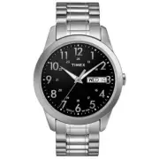 Timex Men's South Street Sport Watch Silver-Tone/Black