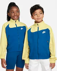 在飛比找Nike官方商店優惠-Nike Sportswear Amplify 大童梭織全長