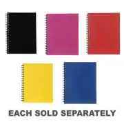Spirax Hard Cover Sturdy Twin Wire Binding Notebook A4 200 Pages Quality Paper