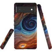 For Google Pixel 6 Tough Protective Cover, Eye Of The Galaxy