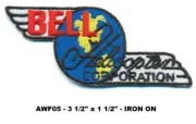 AIRWOLF HELICOPTER 3.5" PATCH - BALL CAP INSIGNIA - AWF05