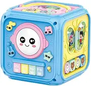 Activity Cube Toy,Developmental Multifunctional Sensory Cube | Safe Colorful Interactive Early Learning Toys for Kids Boys Girls