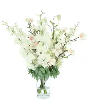 Creative Displays Delphinium & Butterfly Magnolia Arrangement