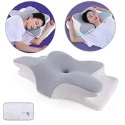 Memory Foam Cervical Pillow Anti Snore Release Pain Back Neck Support 62*41CM AU