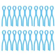 50pcs Bobbin Thread Holders Plastic Long Thread Spool Clamp, Blue