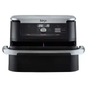 Ninja XXXL FlexDrawer Air Fryer, Black/Silver AF500