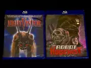 2 Scorpion Releasing 80’s Horror Blu-ray Lot! Night Visitor, Robot Holocaust NEW
