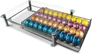 Tempered Glass 40 Coffee Pod Rack Kitchen Organizer Storage Holder Drawer