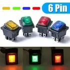 12V CarBoat LED Light Rocker Toggle Switch OnOffOn with Long Life Span
