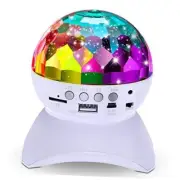Disco Ball Home Party Light Show Speaker, Strobe Lighting Wireless White