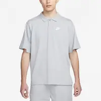 在飛比找蝦皮商城優惠-Nike 短袖 Club 男款 灰 Polo衫 寬鬆 刺繡 