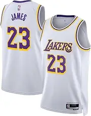 Outerstuff Lebron James Los Angeles Lakers NBA Kids Youth 8-20 Association Edition White Swingman Jersey