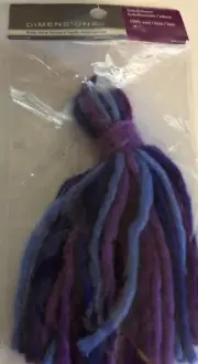 Dimensions Felt Works Wool Roving For Needle Felting .25 Oz, 7 g, Great Colors!