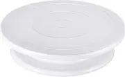 Kootek 11 Inch Rotating Cake Turntable, Turns Smoothly Revolving Cake Stand White Cake Decorating Kit Display Stand Baking Tools Accessories Supplies for Decoration