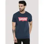 LEVI'S 短袖T恤 男裝 LOGO款 T恤 短袖 短T-SHIRT 素T 圓領上衣 L30139 深藍色(現貨)▶指定OUTLET商品5折起☆現貨【送禮首選★APP下單點數4倍送】