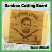 Michael Myers Bamboo Cutting Board Kitchen Halloween Decoration Horror Gift