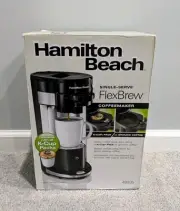 Hamilton Beach FlexBrew Single Serve Coffee Maker Black 49995 Brand New Sealed