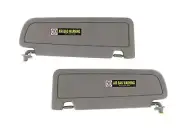 Genuine OEM Set of 2 Warm Gray Sun Visors with Mirror For Honda Civic 09-11