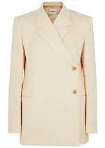 Khaite Otero Wool-blend Blazer - Off White - 6 (UK10 / S) 6 (UK10 / S)