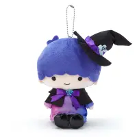 在飛比找樂天市場購物網優惠-小禮堂 雙子星KIKI 絨毛吊飾 玩偶吊飾 玩偶鑰匙圈 (紫