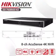 Hikvision DS-7608NXI-K2 8-Channel Acusense NVR Network Video Recorder No POE