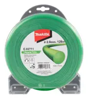 Makita E-02711 Green Round Nylon Wire Brush Cutter Edge Trimmer 2.0mmx126m