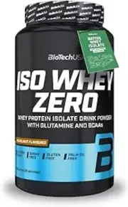 BioTech USA Iso whey Zero | SUGAR Free | Gluten Free | Lactose Free | With BCAA