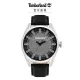 【Timberland】手錶 男錶 ASHFIELD系列 街頭潮流腕錶 皮革錶帶-深灰/黑46mm(TBL.16005JYS/13)