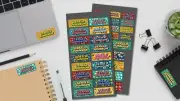 Pattern Sport Series Personalised Name Label for Kids