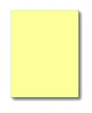 Letter-Size Posting Sheets w Adh Strips, 8.5" x 11" Yellow 67lb Vellum -250 Shts