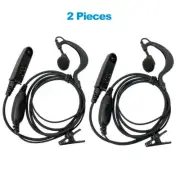 2 x UV-9R Plus Earphone Earpiece Headset Microphone for BaoFeng UV-XR A58 GT-3WP