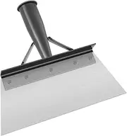 9.8inch Multifunctional Outdoor Garden Shovel Heavy Duty Steel Cleaning Shovel Flat Shovel Ice Shovel Planting Weeding Farm Tool(25cm Long)