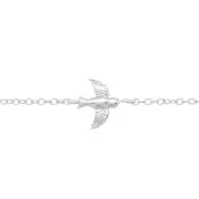 Silver Bird Bracelet for Women