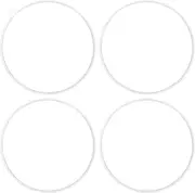 Gearwell Wheel Rim Protector Ring, 19 Inch Rim Trim Ring Set, 4Pcs ABS Anti Scratch Self Adhesive Wheel Rim Guard for Cars White