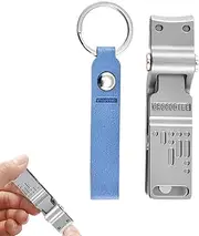 Wide Jaw Nail Clippers - Anti-Splash Ergonomic Stainless Steel Manicure Tool - Trim Fingernail Styling Tools, Portable Travel Scissors for Kids, Adults