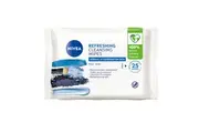 NIVEA Refreshing Biodegradable Cleansing Wipes 25 pack
