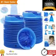 50-Pack Leak-Resistant Disposable Emesis Bags for Travel & Motion Sickness