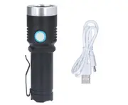Ultraviolet Flashlight Zoomable UV Detection Lamp Waterproof LED Flashlight 300‑395nm Wavelength