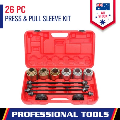 26Pc Press and Pull Sleeve Bush Removal and Installation Tool Kit NEW AU