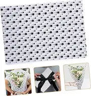 minkissy 20 Sheets Wrapping Paper Star Paper Tape Practical Wrapper Present Wrapper Black