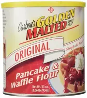 Carbon's Golden Malted Pancake and Waffle Flour 33 Ounce Original Mix