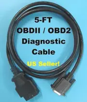 OBDII OBD2 15 Pin Cable Compatible with Autel MaxiSys Mini MS905 & MS908 VCI mod