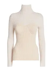 [Jean Paul Gaultier] Jean Paul Gaultier-Maglione Corsetto A Coste-Donna S