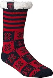 Melbourne Demons AFL Footy Sherpa Fleece Socks