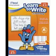 Mead See & Feel Learn To Write Tablet with Raised Ruling Grades 2-3 8x10